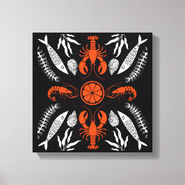 Färgutskrifter för matlagning canvastryck