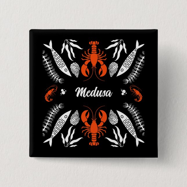 Färgutskrifter för matlagning knapp (Framsida)