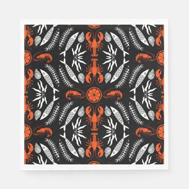 Färgutskrifter för matlagning pappersservett (Framsidan)