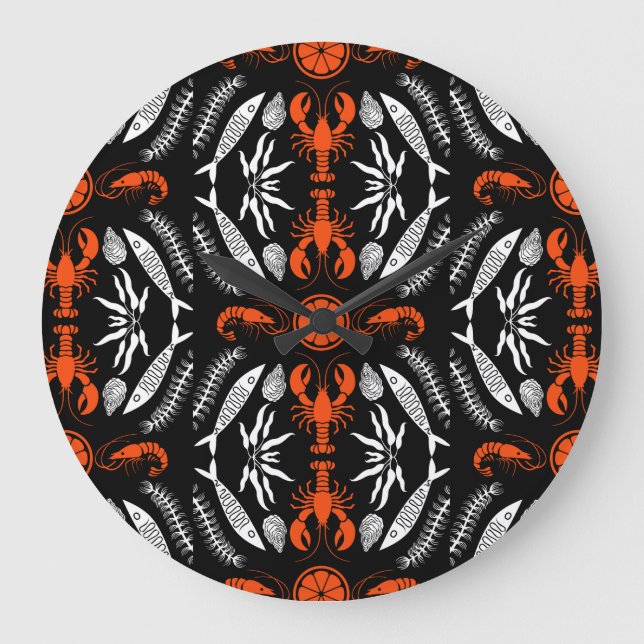 Färgutskrifter för matlagning stor klocka (Framsida)