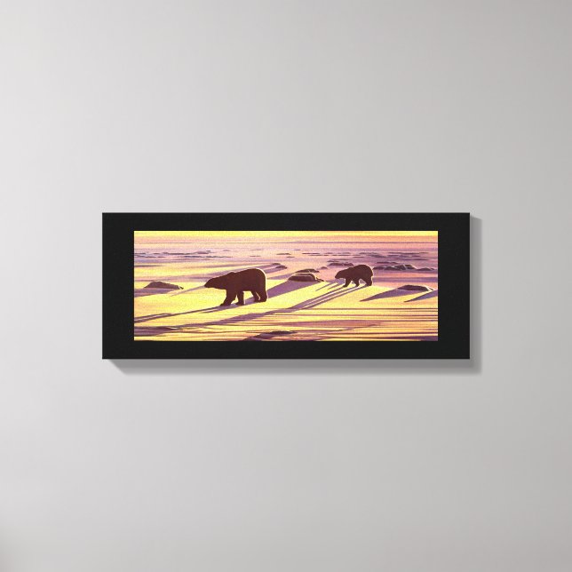 Färgutskrifter och Poster med polar Canvastryck (Framsida)