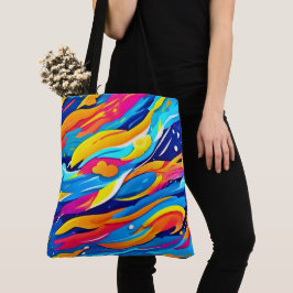 Färguttryck för dynamisk Abstrakt Tygkasse