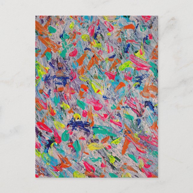 Färguttryck i akrylfärg vykort (Framsida)