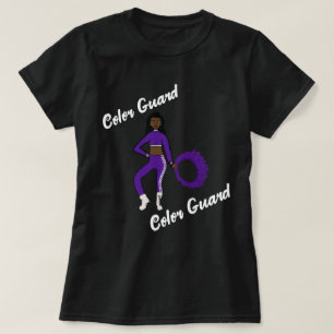 Färgvakts T-Shirt Lila Vit