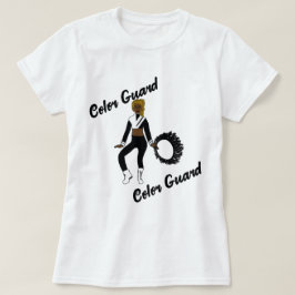 Färgvakts-T-shirt Svart Vit T Shirt
