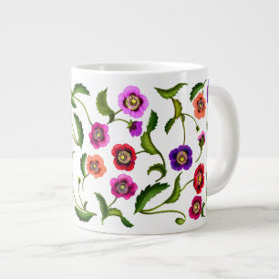 Färgvallmo Garden Flowers Jumbo Mugg