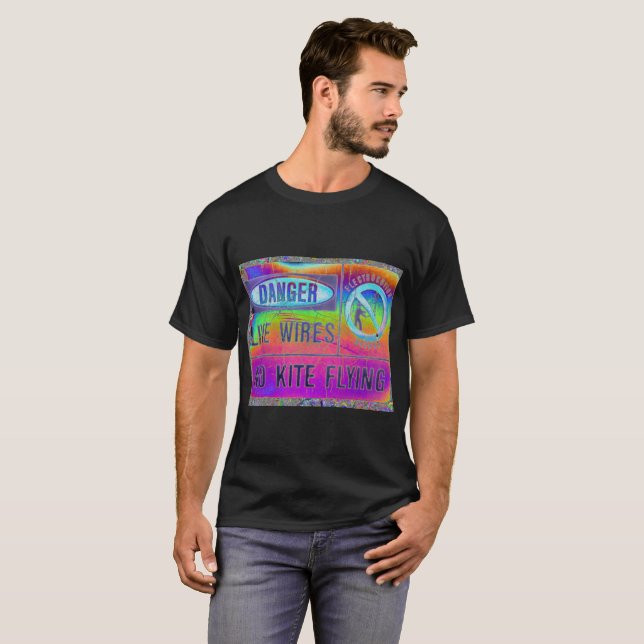 Färgvarning Tee Shirt (Hel framsida)