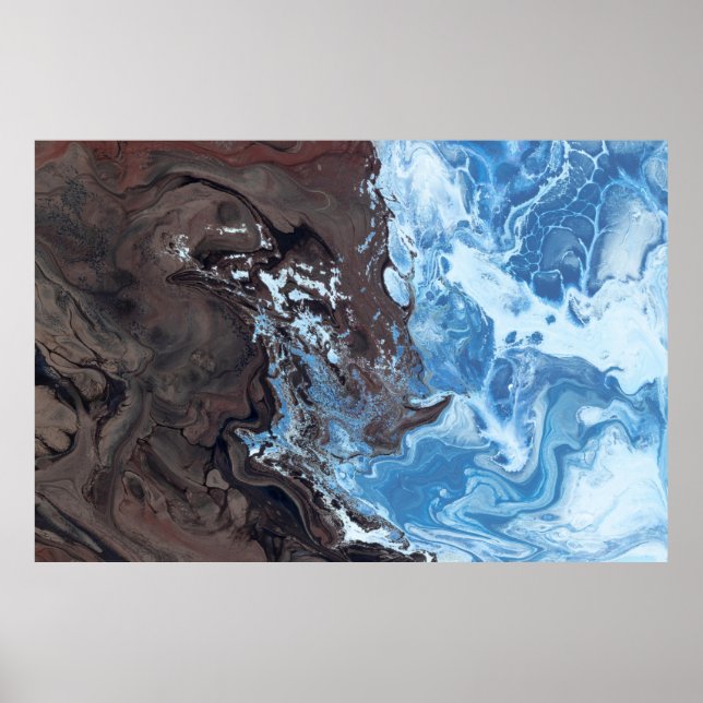 Färgvatten Poster (Framsidan)