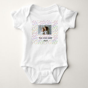 Färgvatten spiral mönster lägg till bild namn t shirt