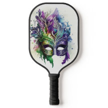 FÄRGVATTENFÄRG MARDI GRAS MASK
