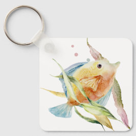 FÄRGVATTENFÄRGFISK, VACATION RENTAL KEYCHAIN NYCKELRING