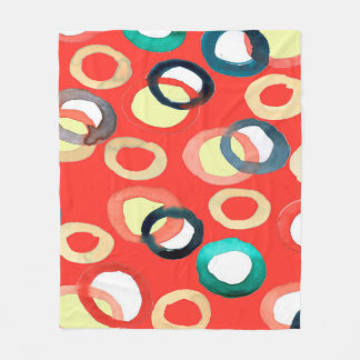 Färgvattensakarll, sömlös mönster fleecefilt