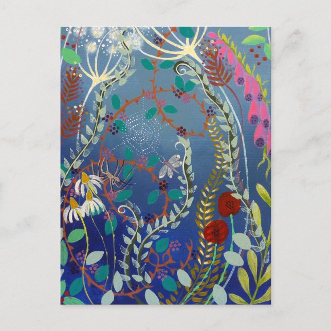 Färgväxter. Vykort (Framsida)