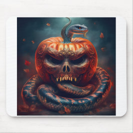 Färgviper enkelgarvad med djävulpumpa musmatta