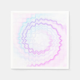 Färgvirvel, tippfärgad funky, papper party pappersservett