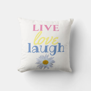 Färgvit Kärlek Laugh-roligt Kudde