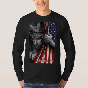 Farhågor om rädsla, Jesus amerikanska Flagga Patri T Shirt