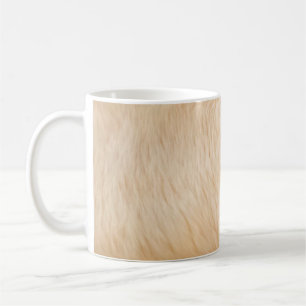Fårhår päls djur struktur kaffemugg