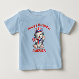 Fårhund (2aj) Patriotisk Barn T-Shirt