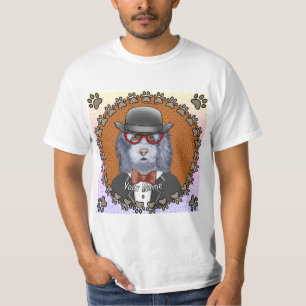 Fårhund Glasögon T Shirt