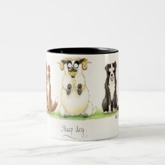 "Fårhund" Mug. Två-Tonad Mugg