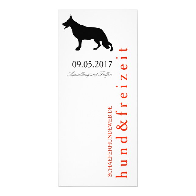 Fårhundshyllkort Reklamkort (Framsidan)