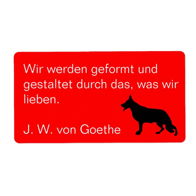 Fårhundssilhuett Fraktsedel (Framsidan)