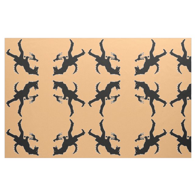 Fårhundssilhuett Tyg (Fat Quarter)