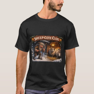 Fårhusklump Isländsk Jull Pojke Postkort T Shirt