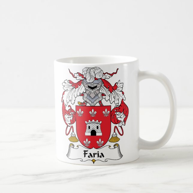 Faria familjvapensköld kaffemugg (Höger)