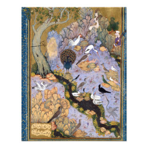 Farid al-Buller 'Attar concoursen av fåglarna Fototryck