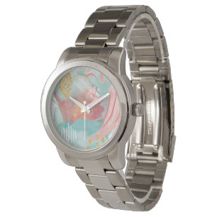Faridas-Abstrakt - Muted Färger Armbandsur