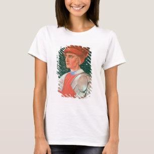 Farinata degli Uberti, detaljer om hans bust, från Tee Shirt