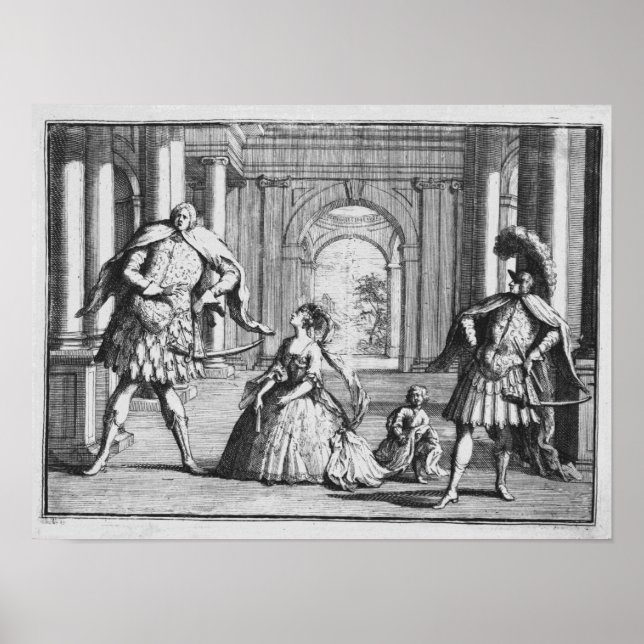Farinelli, Cuzzoni och Senesino in Handel's Poster (Framsidan)