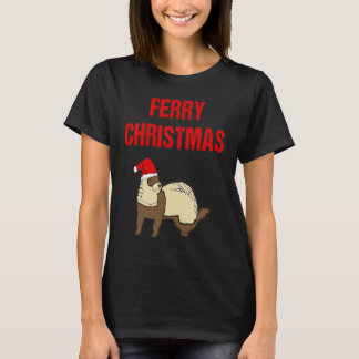 Färja jul Ferre för jul T Shirt