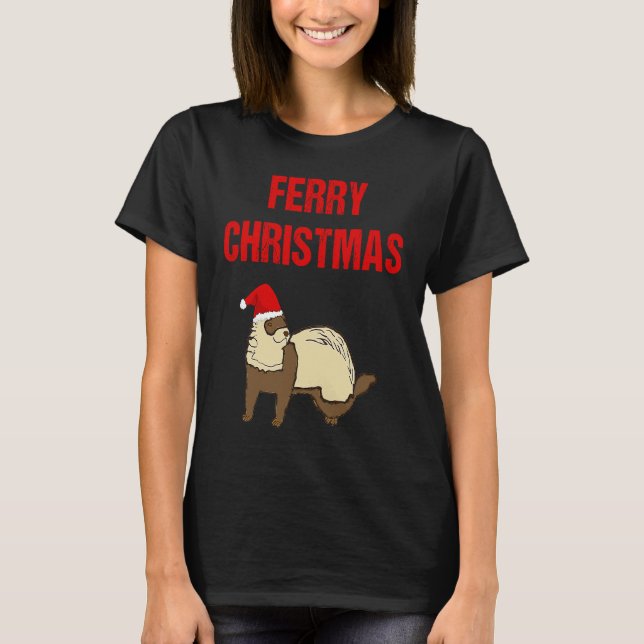 Färja jul   Ferre för jul T Shirt (Framsida)