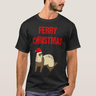 Färja jul Ferre för jul T Shirt