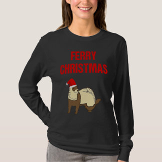Färja jul Ferre för jul T Shirt