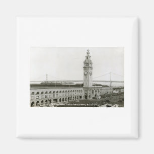 Färjabyggnad, San Francisco vintage Magnet