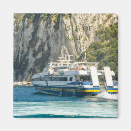 Färjeavfärd på Isle of Capri Magnet