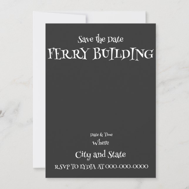 FÄRJEHUS VINPARTY MÄNNISKOR BETRAKTAR 2050 INBJUDNINGAR (Framsida)