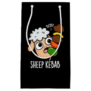Fårkebab Rolig Shish Kebab Puns Mörk Bakgrund