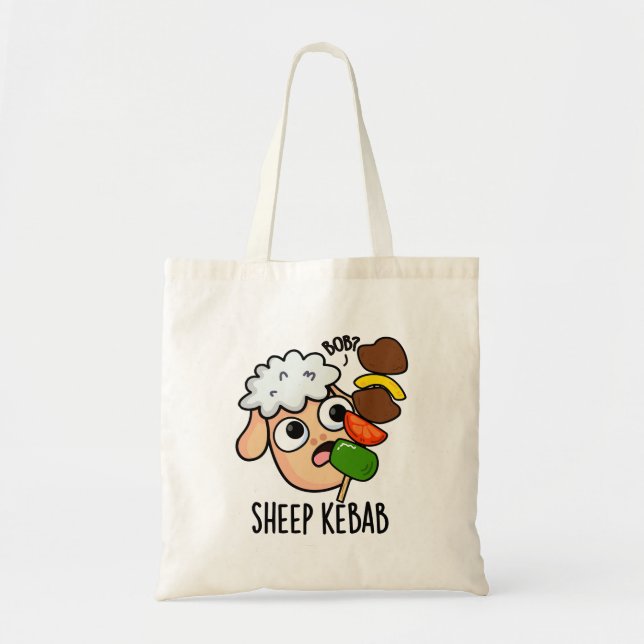 Fårkebab Rolig Shish Kebab Puns  Tygkasse (Framsidan)