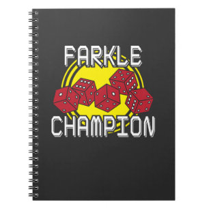 Farkle mästare - det roliga tärningordstävet, anteckningsbok
