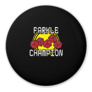 Farkle mästare - det roliga tärningordstävet, knopp