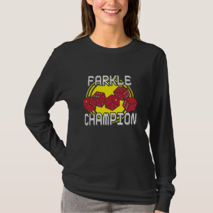Farkle mästare - det roliga tärningordstävet, t shirt