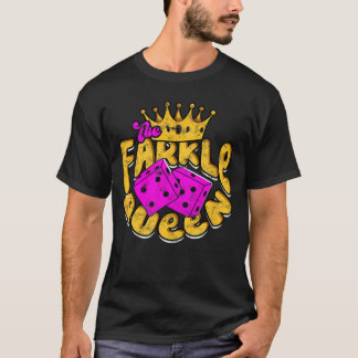 Farkle Queen Gaming-familjen T Shirt