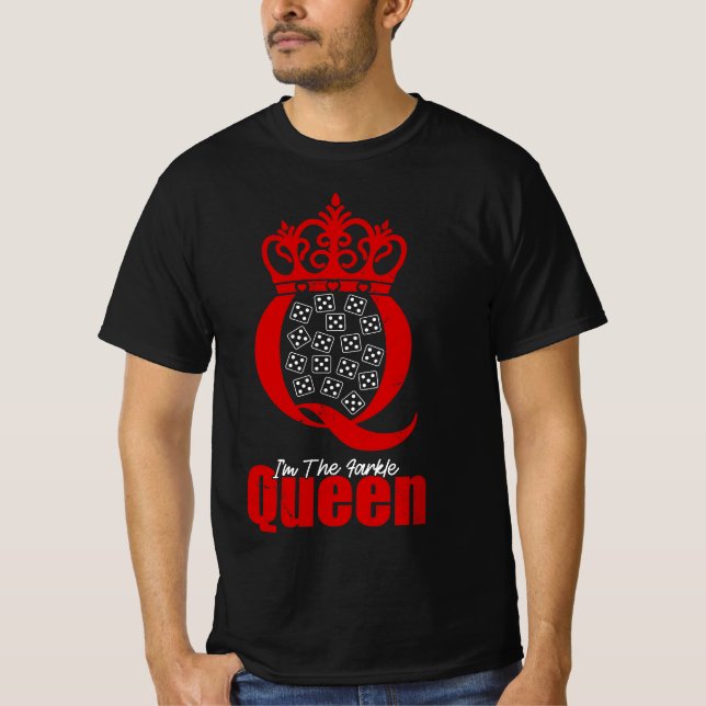 Farkle Queen T Shirt (Framsida)