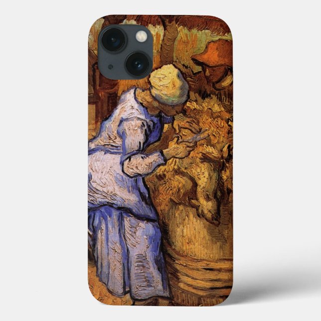 Fårklippare (efter Millet) av Vincent van Gogh (Baksida)