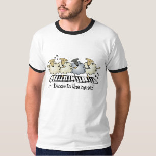 Fårkör fodrar skjortan t shirt